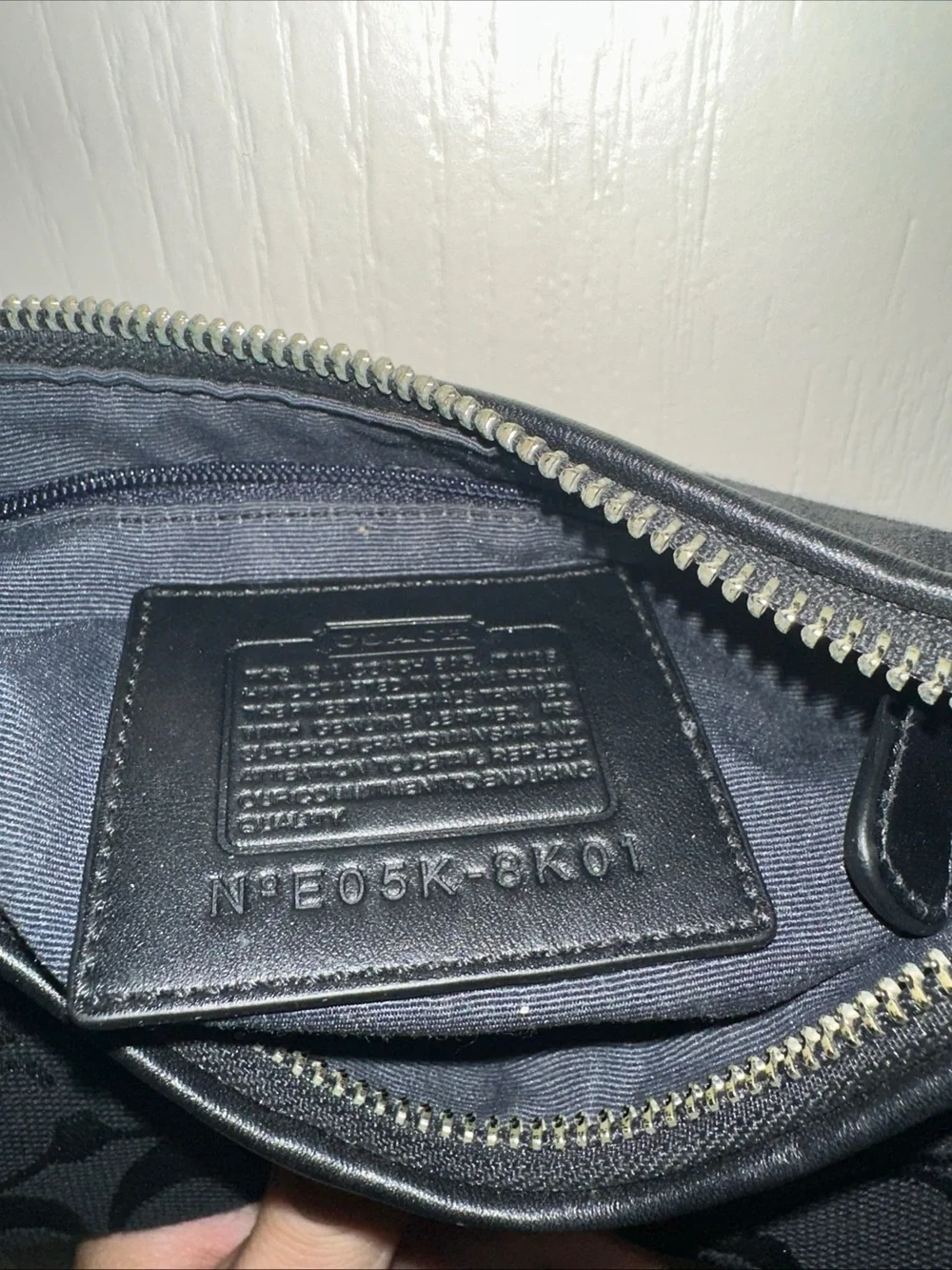 Coach Black Signature Jacquard Shoulder Bag